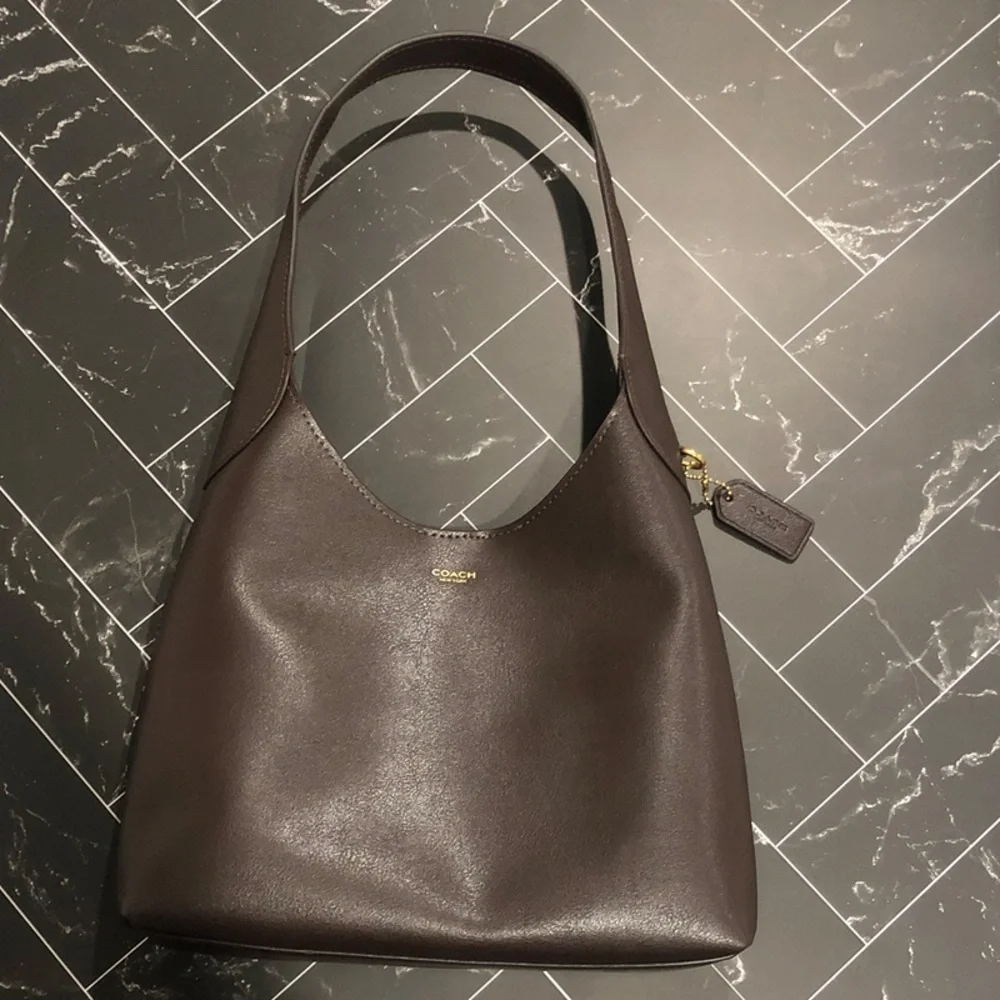 COACH Maple Leather Shoulder Bag